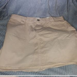 $4  Children's Place "Girls Kahki Mini Skirt" Sz.16 Tan.